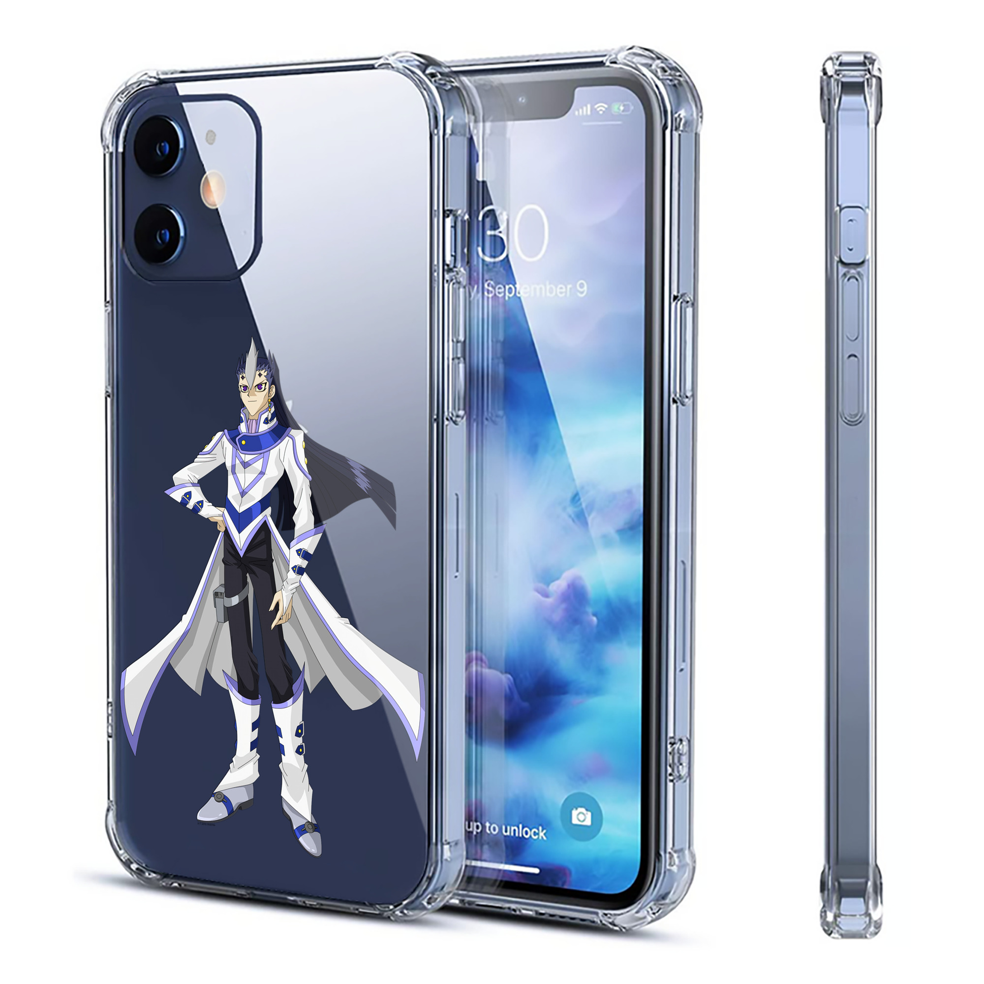 （画像用） 遊☆戯☆王 Yu-Gi-Oh! 【iPhone 12シリーズ対応】透明スマホケース（クリアソフトケース）